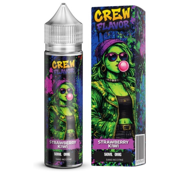 Strawberry kiwi (Fraise kiwi) - 50ml - CREW FLAVOR