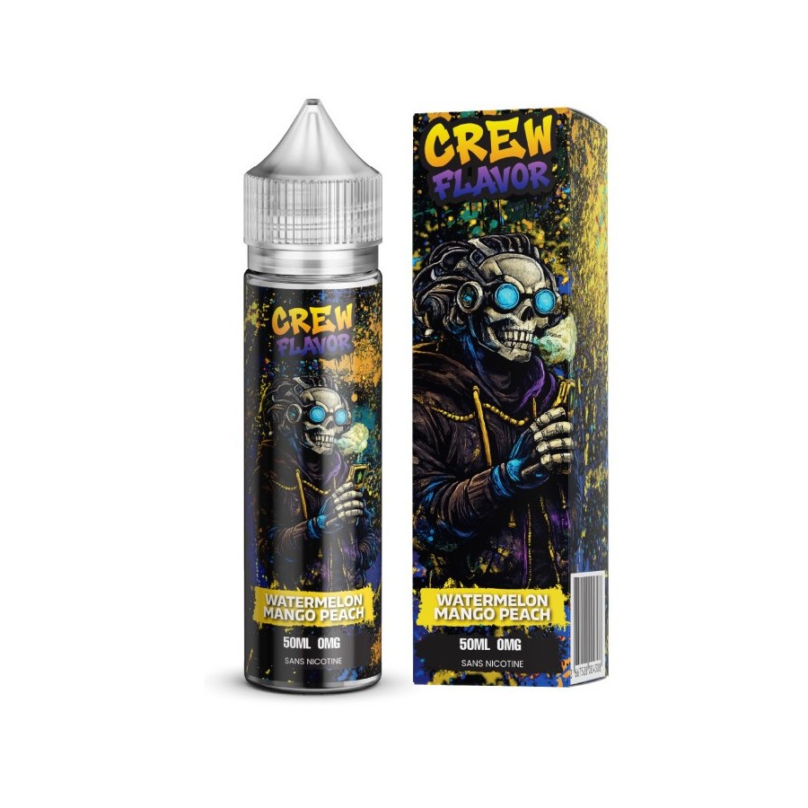Watermelon mango peach (Pastèque mangue pêche) - 50ml - CREW FLAVOR Watermelon mango peach (Pastèque mangue pêche) - 50ml - CREW FLAVOR