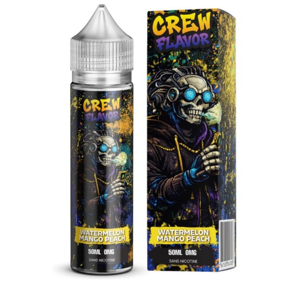 Watermelon mango peach (Pastèque mangue pêche) - 50ml - CREW FLAVOR