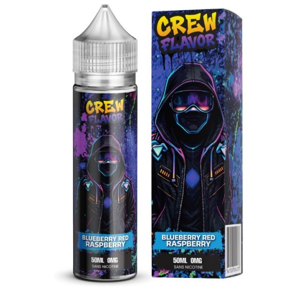 Blueberry red raspberry (Myrtille framboise) - 50ml - CREW FLAVOR