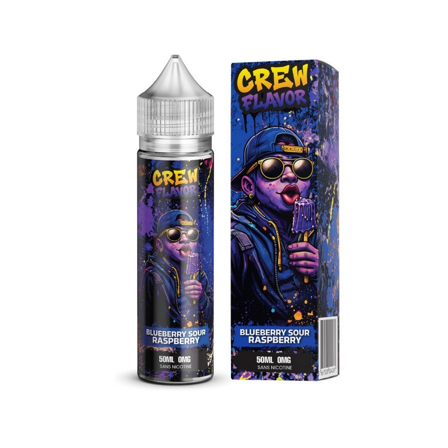 Blueberry sour raspberry (Myrtille acidulée framboise) - 50ml - CREW FLAVOR Blueberry sour raspberry (Myrtille acidulée framboise) - 50ml - CREW FLAVOR