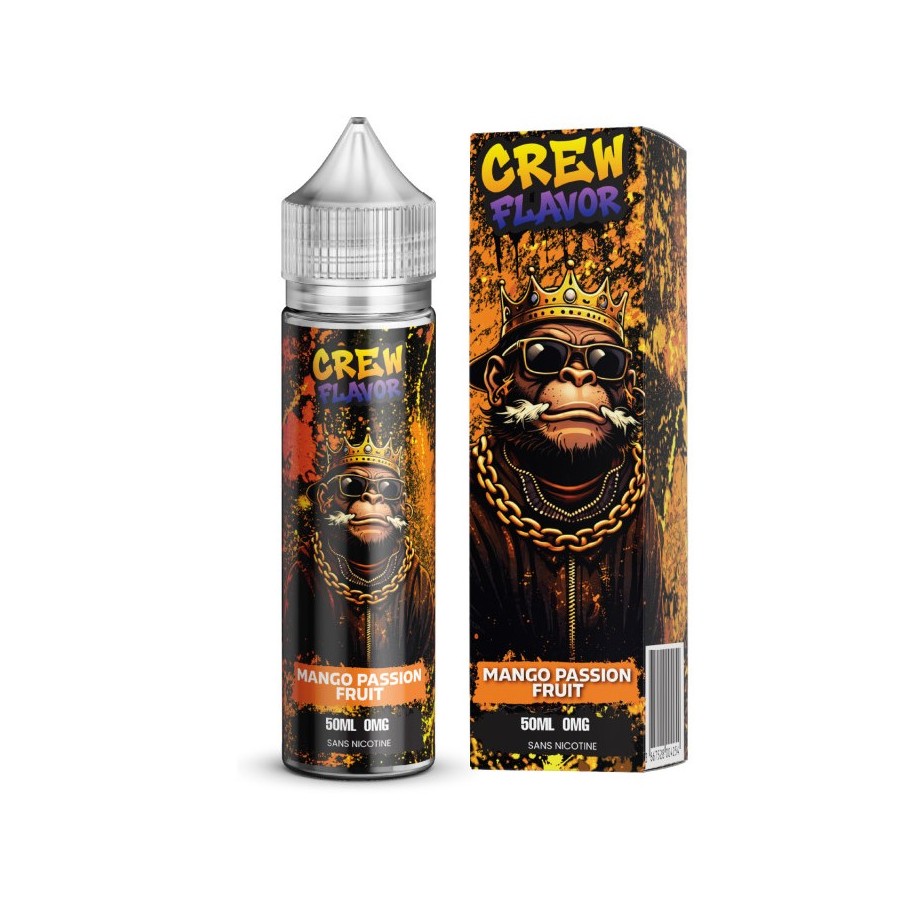Mango passion fruit (Mangue fruit de la passion) - 50ml - CREW FLAVOR Mango passion fruit (Mangue fruit de la passion) - 50ml - CREW FLAVOR