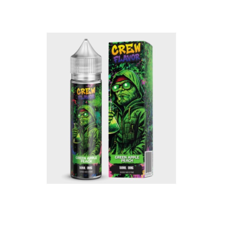 Green apple peach (Pomme pêche) - 50ml - CREW FLAVOR Green apple peach (Pomme pêche) - 50ml - CREW FLAVOR
