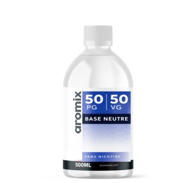 BASE 500 ML 50/50 ou 30/70 AROMIX LAB