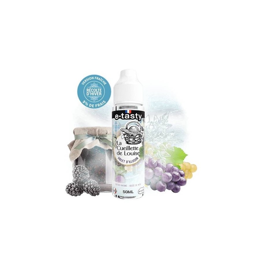 Violet illusion hiver - 50 ml - E TASTY Violet illusion hiver - 50 ml - E TASTY