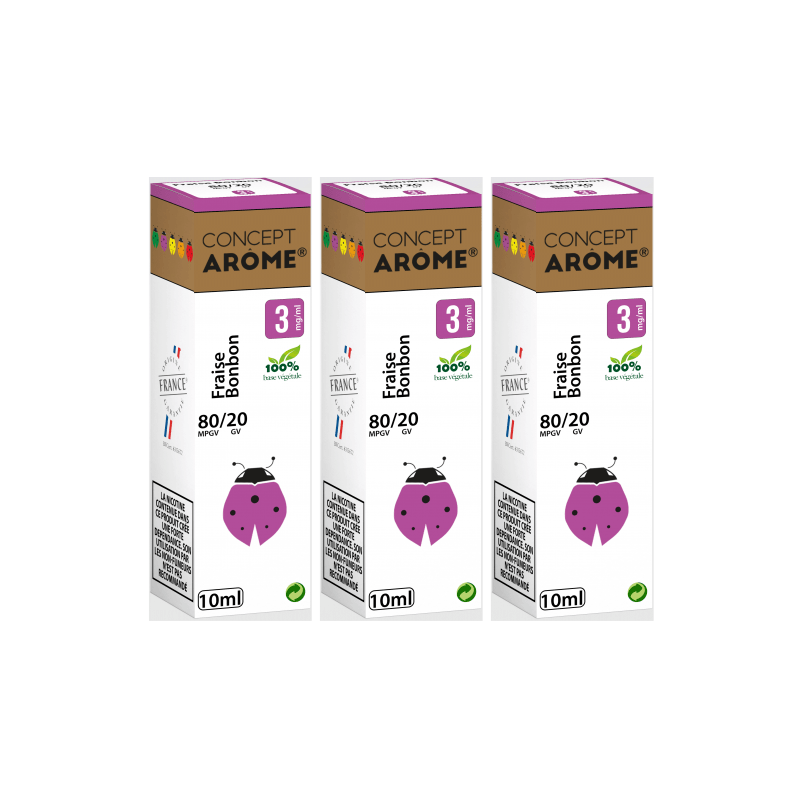Fraise Bonbon 10ml - CONCEPT AROME Fraise Bonbon 10ml - CONCEPT AROME