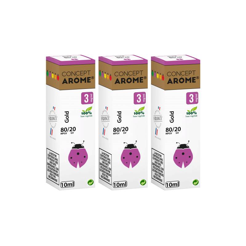 Gold 10ml - CONCEPT AROME Gold 10ml - CONCEPT AROME