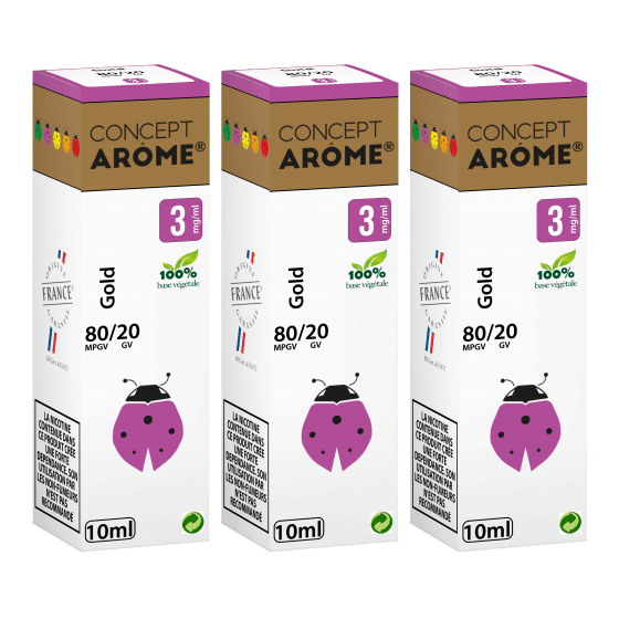 Gold 10ml - CONCEPT AROME
