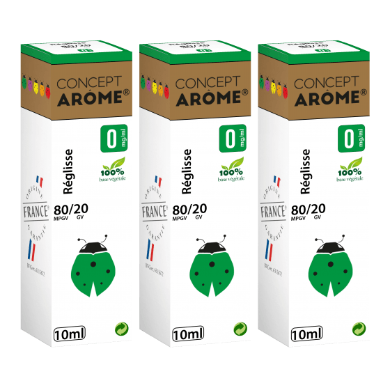 Réglisse 10ml - CONCEPT AROME