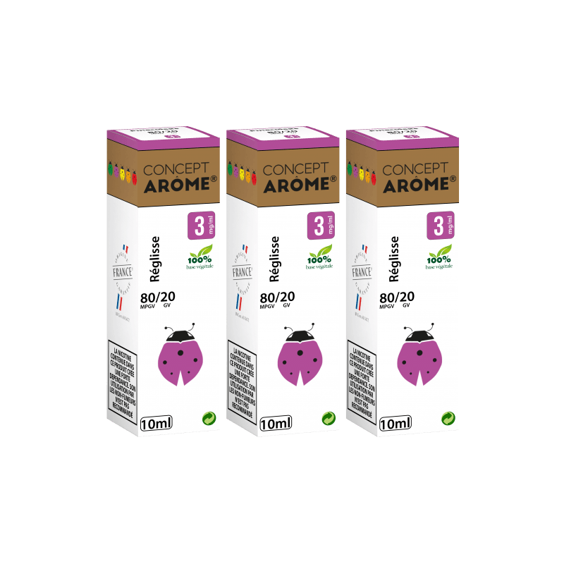 Réglisse 10ml - CONCEPT AROME Réglisse 10ml - CONCEPT AROME